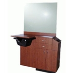 Barber Wet Stations & All In One Salon Suite Stations In Stock & Custom Features