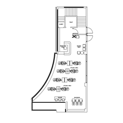 Beauty Salon Floor Plan Design Layout - 1268 Square Foot