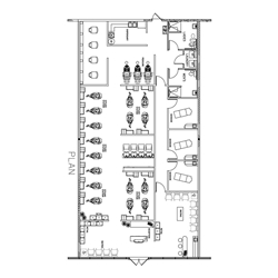 Beauty Salon Floor Plan Design Layout - 3200 Square Foot