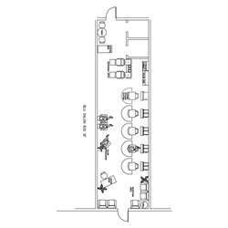 Beauty Salon Floor Plan Design Layout - 832 Square Foot