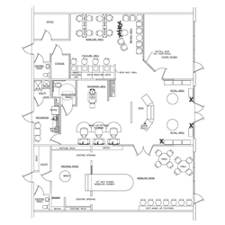 Kid's Spa Floor Plan Design Layout