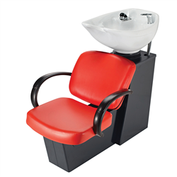 Pibbs 5236W Messina Backwash w/ White Bowl