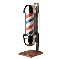 Shop for William Marvy 410/OS Barber Pole On Stand - One Light