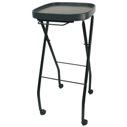 Akra Plastics 1002 35" Foldaway Service Tray w/ Towel Holder