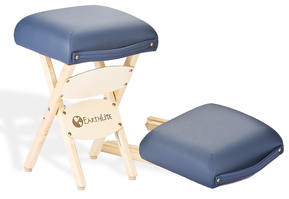 earthlite folding massage stool