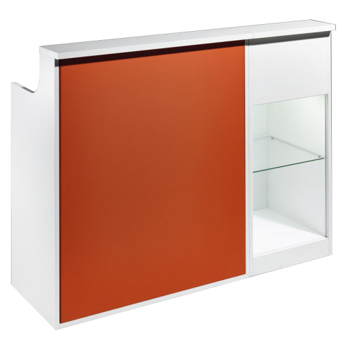 Salon Ambience Rd 274 Impact Reception Desk Display Cabinet